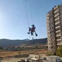 کار در ارتفاع بدون نیاز به داربست و بالا بر|خدمات پیشه و مهارت|اراک, |دیوار