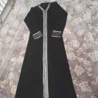 مانتو بلند مشکی نو بدون استفاده مفت