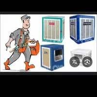 سرویس انواع کولر های آبی شبانه روزفقط وفقط ۴۰۰ی