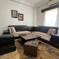 مبل و میز ناهارخوری ۸ نفره همراه با میز مبلی