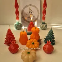 شمع یلدایی خاص (استوانه بدون اشک و قلمی)|صنایع دستی و سایر لوازم تزئینی|مشهد, هنرور|دیوار