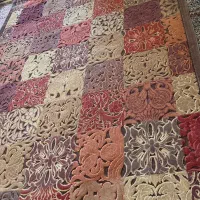 گلیم فرش ترک|گلیم، جاجیم، گبه|کرمان, |دیوار