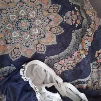 یکجفت روفرشی مخمل شانل دورکش آکبند ونو ۴۵۰۰ تومان|روفرشی|اردبیل, |دیوار