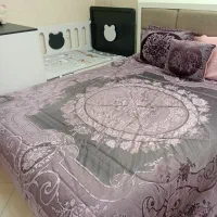 روتختی دونفره  مخمل بنفش