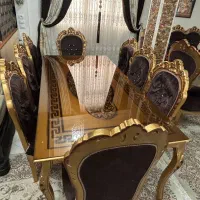 مبلمان ۷ نفره + میز ناهارخوری ۸ نفره