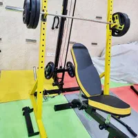 دستگاه رک اسکات با سیمکش قوی/همه حرکات بدنسازی