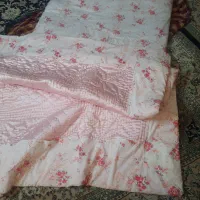 لحاف و تشک ساتن 2 نفره کاملا نو