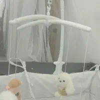 تخت وگهواره متحرک نوزادکنار تخت مادر با موزیکال