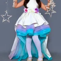 لباس مجلسی مدل رنگین کمان