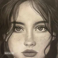 سفارش طراحی چهره سیاه قلم