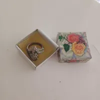 انگشتر فلزی نگینی