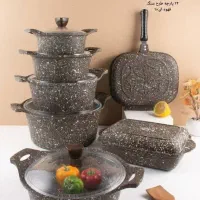 سرویس قابلمه چدن کانکشن اقساطی بخر قابلمه استیل|ظروف پخت‌وپز|یزد, |دیوار