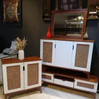 اینه کنسول میز تیوی جاکفشی