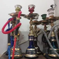 قلیان.  منقل با فن