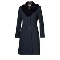 خز دور یقه پالتو