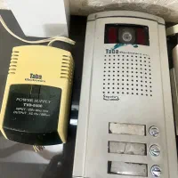 آیفون تصویری رنگی با پنل بیرون ۳ واحدی و پاور