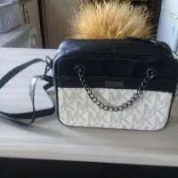 کیف رودوشی کاملا نو مشکی سفید