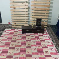 تخت خواب تشک دراور پاتختی