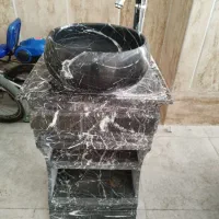 روشویی سنگی به همراه شیر آب|لوازم سرویس بهداشتی|ورامین, ورامین|دیوار