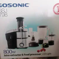 آبمیوه گیری و غذاساز 5 کاره گوسونیک مدل GSJ-798
