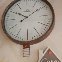 ساعت مدرن فلز رنگ کوره‌ای قطر۶۰|ساعت دیواری و تزئینی|اصفهان, مصلی|دیوار