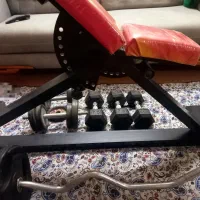 دمبل و میز پرس|تجهیزات ورزشی|مشهد, هفده شهریور|دیوار