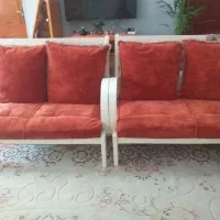 فروش مبل راحتی ۶نفره و میز نهارخوری ۸نفره کارکرده