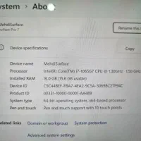 سرفیس ۷ I7 gen10|رایانه همراه|کرج, شهرک بنفشه|دیوار