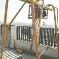 بتونیر ۳۵۰ لیتری وبالابر وکم کارکرد|مصالح و تجهیزات ساختمان|فرمهین, |دیوار