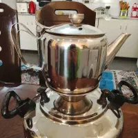 قوری و کتری سماوری استیل