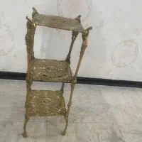 میز برنز تلفن وکنارمبلی