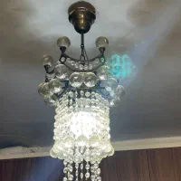 لوستر برنجی 8شاخه 16شعله و لوستر آشپزخانه|لوستر و چراغ آویز|قرچک, شهرک طلائیه|دیوار