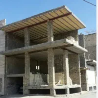 زمین با اسکلت بندی دو طبقه در بندرکنگ