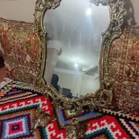 آینه وشمدان برنجی