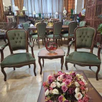 سرویس مبل ونهارخوری مدل دوگل آنتییک|مبلمان خانگی و میز عسلی|تهران, سوهانک|دیوار