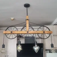 لوستر چوبی فانتزی