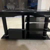 میز تلویزیون شیشه ای