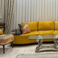 مبل نیم ست کیفیت عالی|مبلمان خانگی و میز عسلی|قزوین, |دیوار