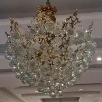 لوستر برنز ۶ شاخه