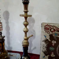 قلیان چوبی و برنجی