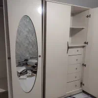 دو عدد کمد ام دی اف کرم استخوانی محکم سفارشی|جاکفشی، کمد، دراور|مشهد, آزادشهر|دیوار