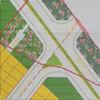 زمین دو نبش تجاری روی ۳۲ متری|فروش زمین و ملک کلنگی|دهگلان, |دیوار