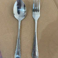 قاشق چنگال ۱۲ عدد قاشق ۱۲ عدد چنگال نو
