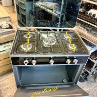 اجاق گاز طرح فر / تک درب لعابی / فندک سرخود