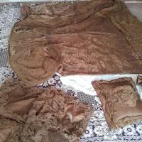 سرویس کامل روتختی سلطنتی دونفره قهوه ای رنگ|سرویس روتختی|اردبیل, |دیوار