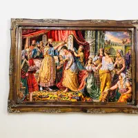 تابلو فرش ۱۲۰۰ شانه تاج گزاری کوروش کبیر