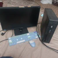مینی کیس‌ نسل ۸ hp و مانیتور ۲۲ سامسونگ
