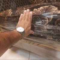 مبل فرانسوی ۹نفره تمام منبت شده کار ملایری
