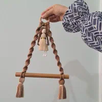 آویز حوله مکرومه