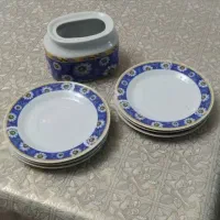 قندان بدون درب با 6 عدد نعلبکی
